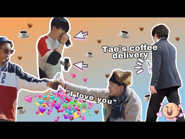 Bighit family feeding into Yoongi’s coffee addiction | yoongi takes his coffee everywhere