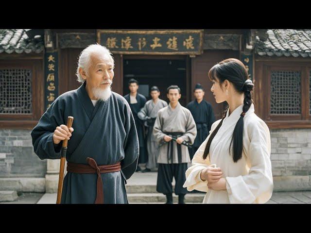 Kung Fu Movie! A Martial Arts Master Looks Down on a Woman, Only to be Defeated the Next Moment!