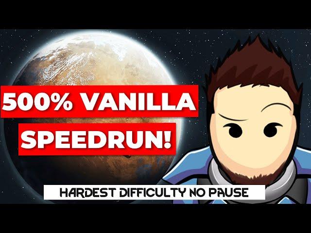 RimWorld Hardest Difficulty Vanilla Speedrun!