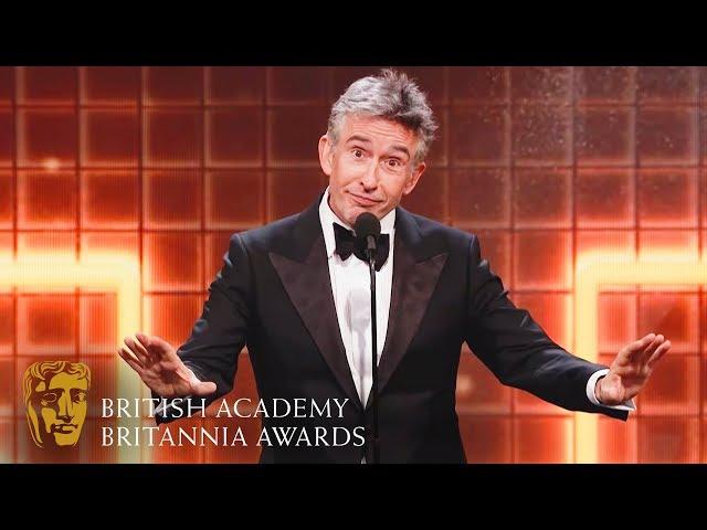 Steve Coogan's Hilarious Acceptance Speech | 2019 British Academy Britannia Awards