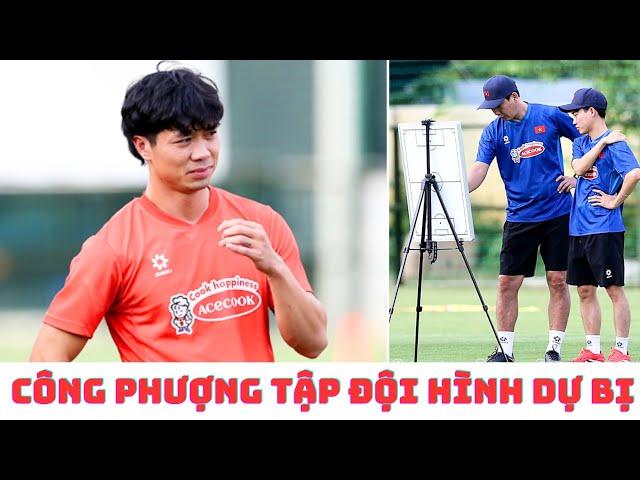 Công Phượng tập đội dự bị - Quang Vinh đội hình chính vs Malaysia