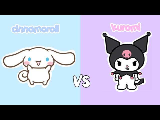 -`~•Cinnamoroll VS Kuromi•~`-