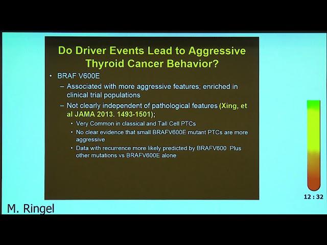 Genetics and Targeting of Advanced Thyroid Cancer - M. Ringel