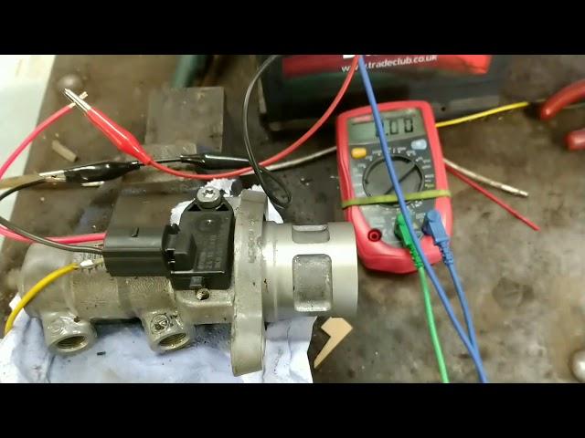 Brake light switch bench test (Hall Effect brake switch)