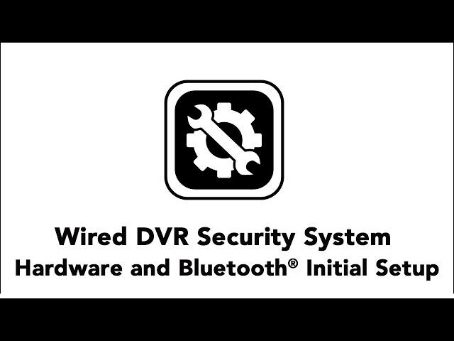 Hardware Setup and Bluetooth® Configuration for Bluetooth® Enabled DVRs