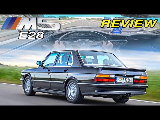 BMW M5 E28 // REVIEW of FIRST M5 EVER from the 80's on the AUTOBAHN