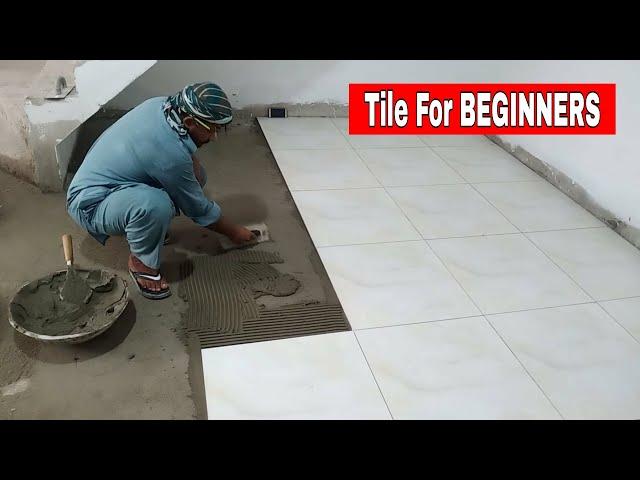 How To Lay Tile A Floor - Techniques Install Ceramic Tiles Bedroom -80×80cm Big Ceramic Tiles