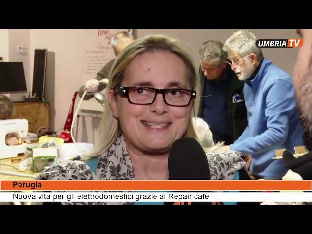 Umbria Tv: Una nuova vita per gli elettrodomestici grazie al Repair Cafè Perugia