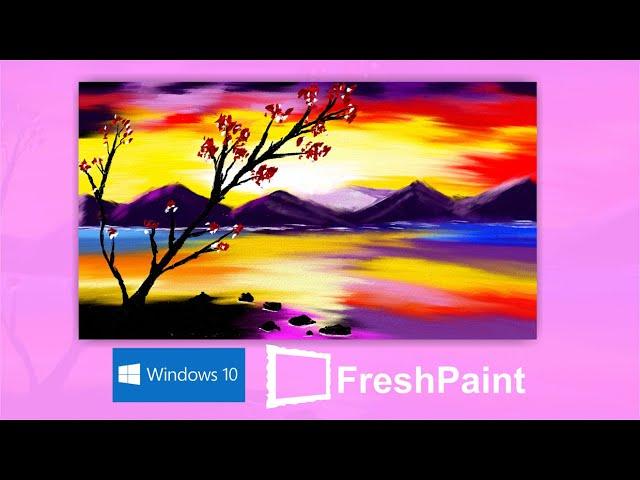 Microsoft Fresh Paint Tutorial for beginners