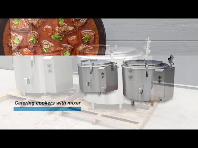 Cooker mixer NORMIT /  Profesionální varné zařízení s míchadlem / Котел пищеварочный с миксером