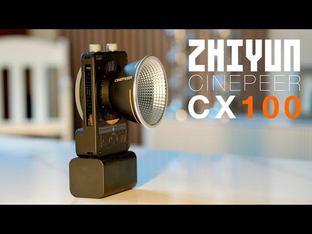 Super Bright Bi-Colour Light: ZHIYUN Cinepeer CX100