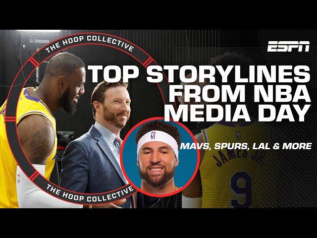 FULL REACTION to 2024 NBA Media Day: Bronny James, Klay, Wemby, KAT & more | The Hoop Collective