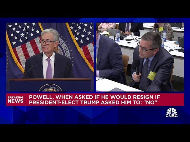 Fed Chair Powell on whether the president has the power to fire him: 'Not permitted under the law'