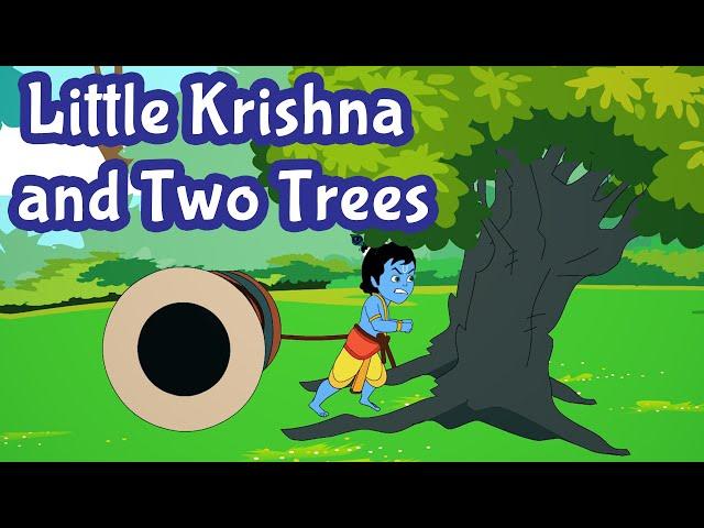 Krishna Tied to Mortar Story in English | Indian Mythological Stories | Pebbles Stories