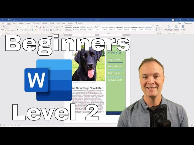 Microsoft Word Tutorial - Beginner's Level 2 (With Tips and Tricks)