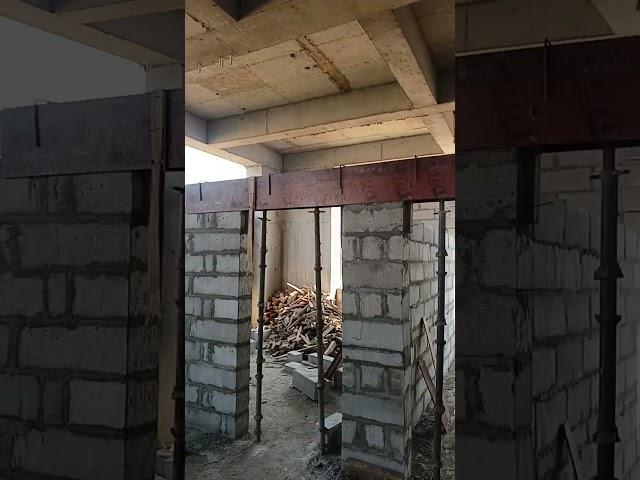 Block wall work #civil #shortvideo #shorts #short #wall #construction