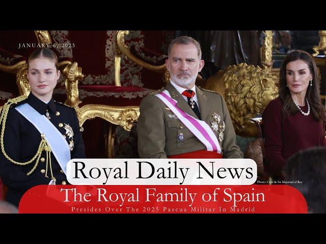 The Royal Family of Spain Preside Over A Military Ceremony In Madrid.  Plus, More #RoyalNews