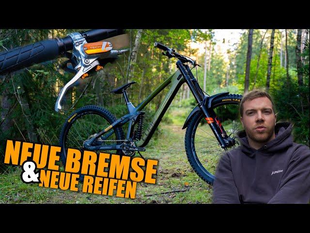 NEUE HOPE TECH 4 V4 BREMSE und NEUE REIFEN | Erster Test + Einbau | Bikevlog | Eggi