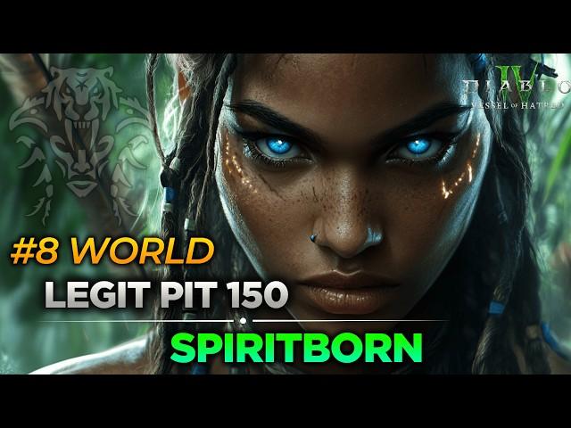 Diablo 4 |  Unleash Spiritborn Power  #8 Worldwide Legit ! Pit Cleared in 2'45 ! 