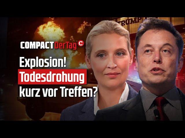 Explosion! Todesdrohung kurz vor Treffen?