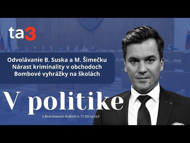 V politike: Odvolávanie B. Suska a M. Šimečku, Nárast kriminality v obchodoch, Bomby na škol