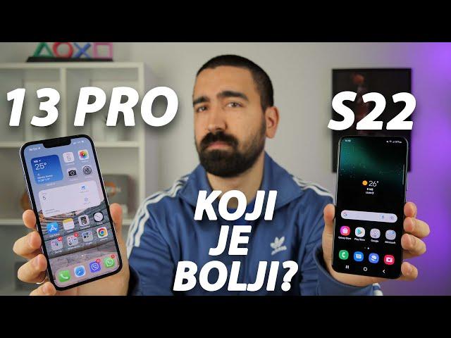 IPHONE 13 PRO VS SAMSUNG GALAXY S22 | ŠTA SE VIŠE ISPLATI?