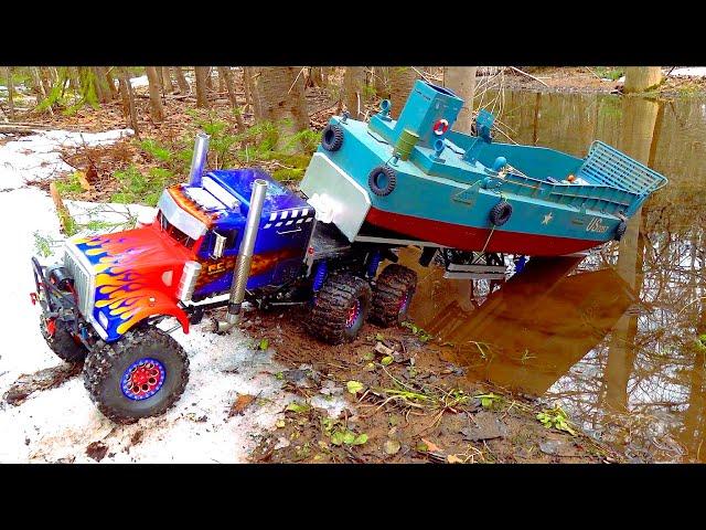 OPTiMUS OVERKiLL Launches a Warship | RC ADVENTURES