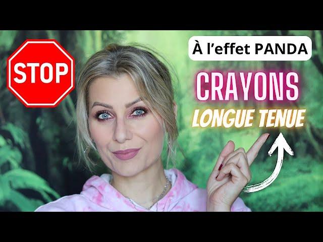  STOP aux YEUX DE PANDA  LES MEILLEURS CRAYONS LONGUE TENUE  ASTUCES qui VONT TOUT CHANGER 