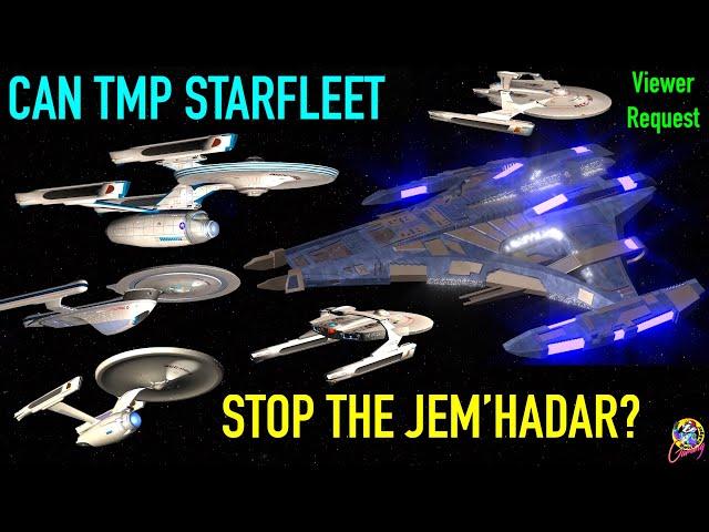 Motion Picture Era Fleet VS Jem'hadar Battleship - Both Ways - Star Trek Starship Battles