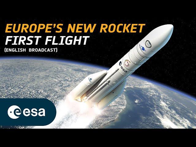 Ariane 6 first flight (Official broadcast)