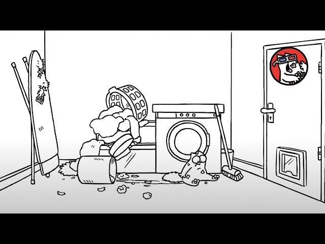 Laundry Room Disaster | Simon's Cat Extra