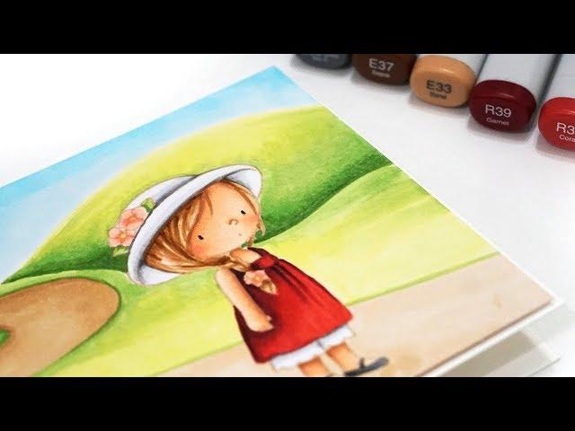 Copic Coloring with Mindy Baxter - Coloring with Red