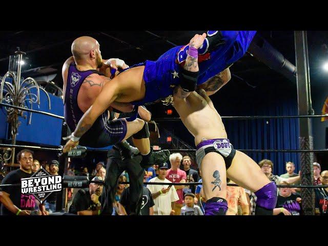 [Free Match] Brad Hollister & Love Doug v. Dezmond Cole & Jermaine Marbury | Beyond Wrestling (IWTV)