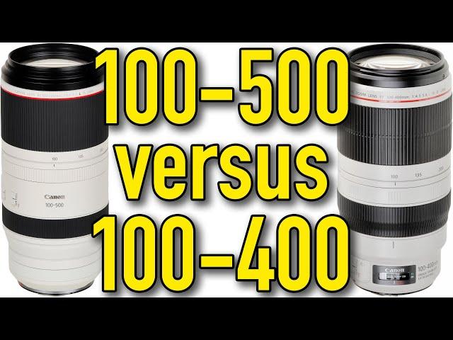 Canon RF 100-500mm vs EF 100-400mm Compared by Ken Rockwell