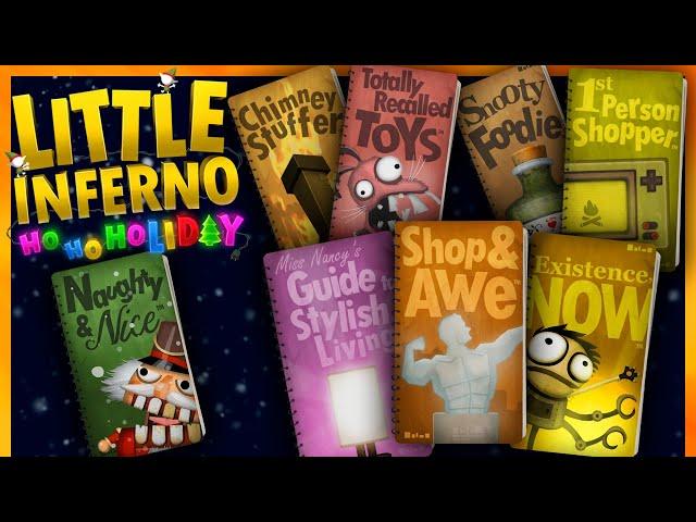 100% Game Walkthrough - Little Inferno: Ho Ho Holiday Edition [All Achievements]