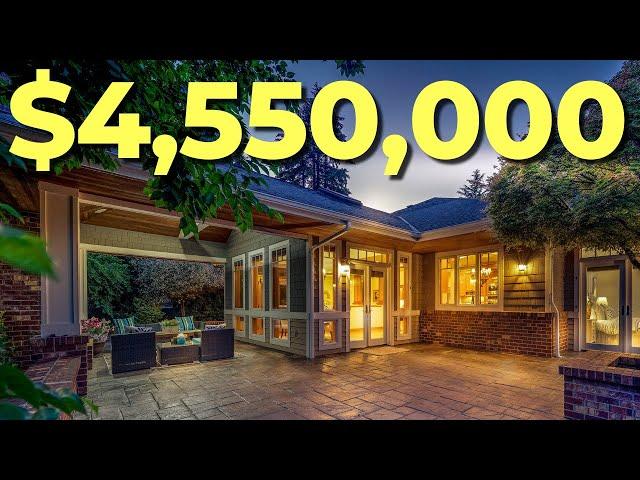 Tour a $4,550,000 Rare Urban Oasis in Bellevue | Seattle Luxury Real Estate 2022