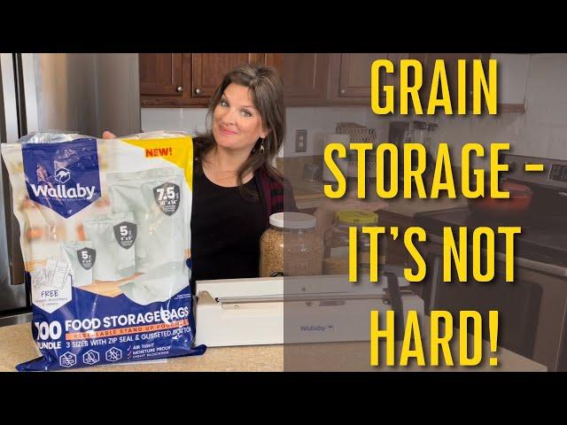 How to Store Whole Grains | Do You Need Mylar Bags & Oxygen Absorbers? |@wallabygoods3447 Review