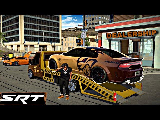 TAKING DELIVERY OF MY NEW CUSTOM HELLCAT REDEYE JAILBREAK!️! IN CAR PARKING MULTIPLAYER “RP”