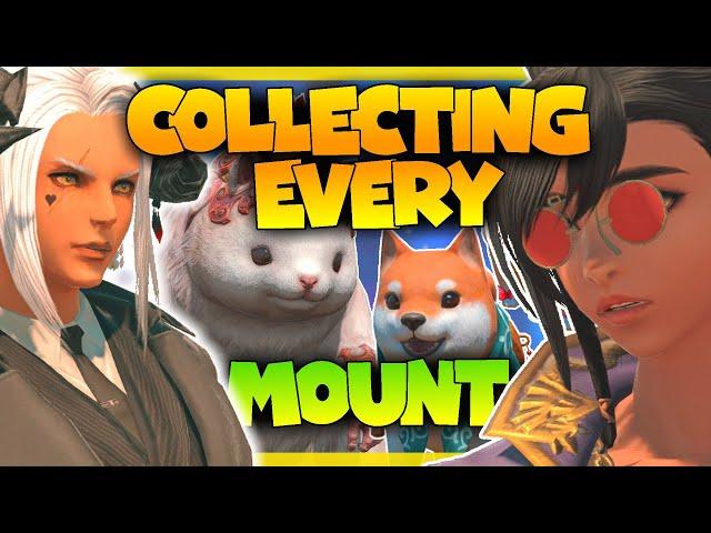 FFXIV: Collecting EVERY MOUNT