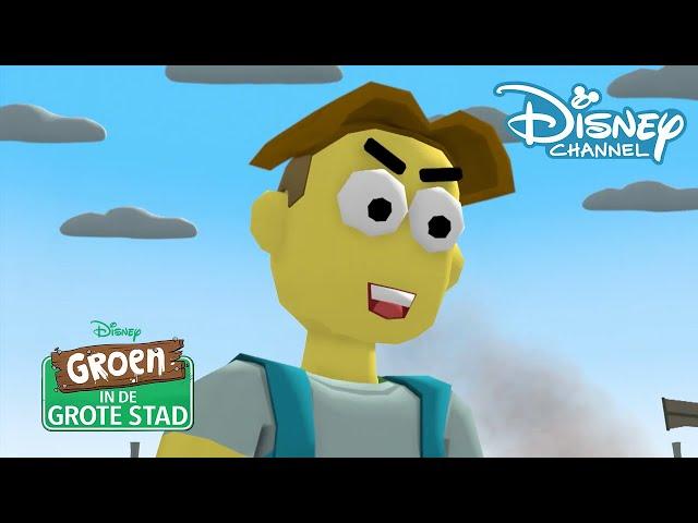 Groen in de Grote Stad | De Fantasiewereld van Vader Groen | Disney Channel NL