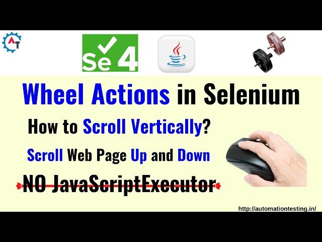 Scrolling Web Page in Selenium | Vertical Scroll in Selenium | Scroll Down and Up in Selenium