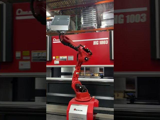 Amada HG 1003 ARs Press Brake with ATC, Bending Robot and Automated Pallet Changer at EVS Metal NJ