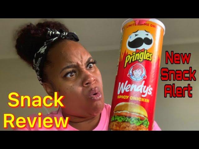 *New* Pringles | Wendy's Spicy Chicken Sandwich | Snack Review | GorgeousOneMink