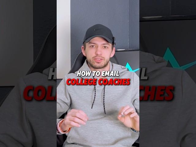 How to email college coaches!  #basketball #baseball #football #sports #shorts