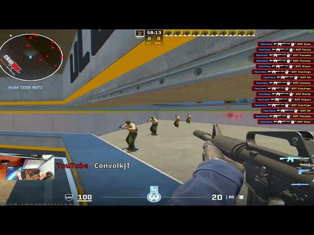 CS2 - Aim Botz New World Record 24.448s (245.00KPM)