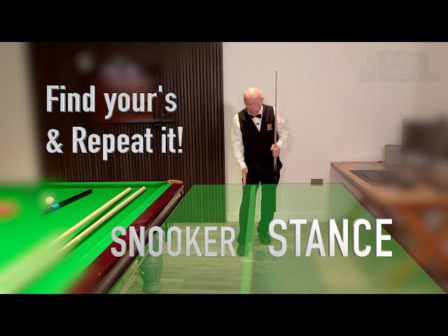 155. Snooker Stance - Find your's and repeat it!