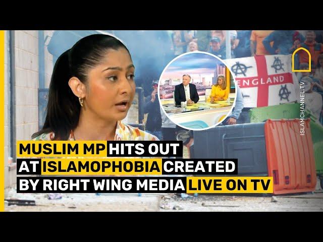 MUSLIM MP HITS OUT AT ISLAMOPHOBIA CREATED BY RIGHT WING MEDIA LIVE ON TV