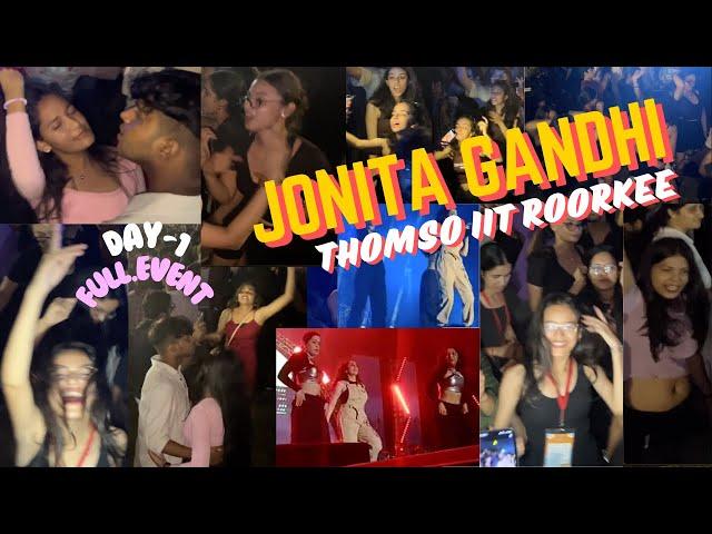 Jonita Gandhi Live Thomso  IIT Roorkee 2023 Full Event 30 Min #iitroorkee #iitroorkeemotivation#iitr
