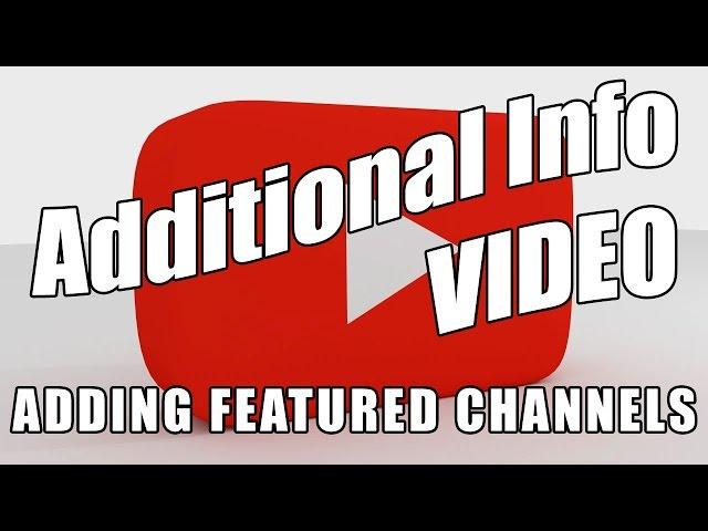 Adding Featured Channels Module
