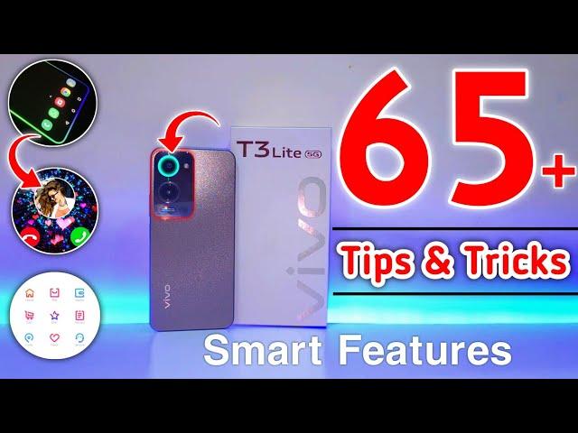 Vivo T3 Lite 5G Tips And Tricks | Vivo T3 Lite Hidden Features | Vivo T3 Lite Tips And Tricks | 65+